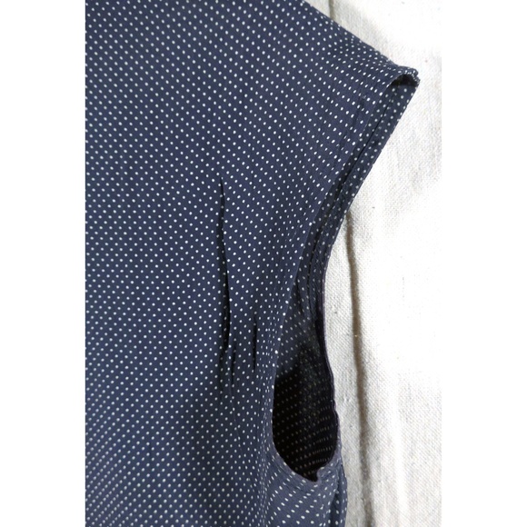 Vintage Yves Saint Laurent Women 2-4 Polka Dot Silk Shell - Picture 3 of 14